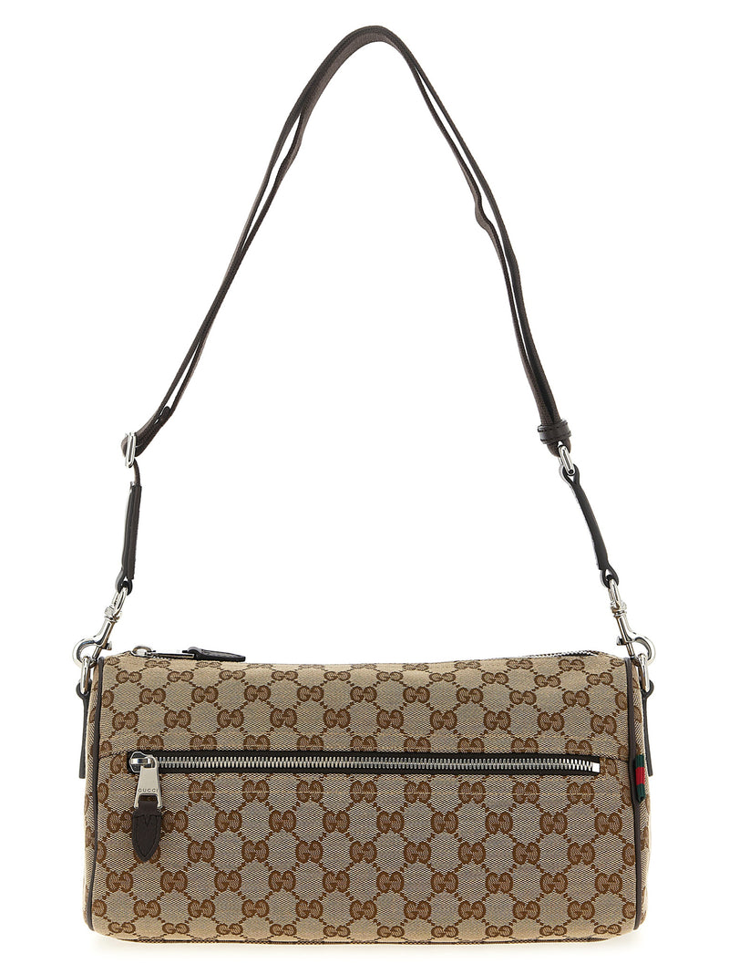 Gucci Beige GG Fabric Crossbody Bag - Stylish & Versatile