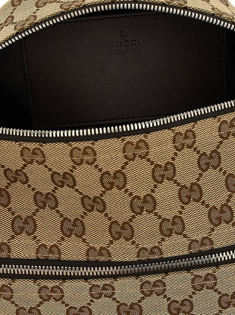 Gucci Beige GG Fabric Crossbody Bag - Stylish & Versatile