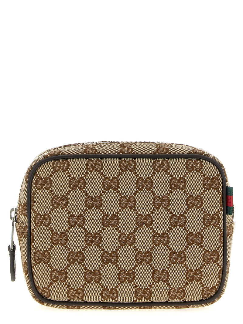 Gucci Beige Polyester Crossbody Bag - Iconic Italian Design