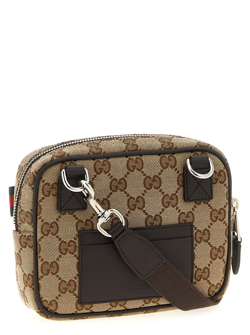 Gucci Beige Polyester Crossbody Bag - Iconic Italian Design