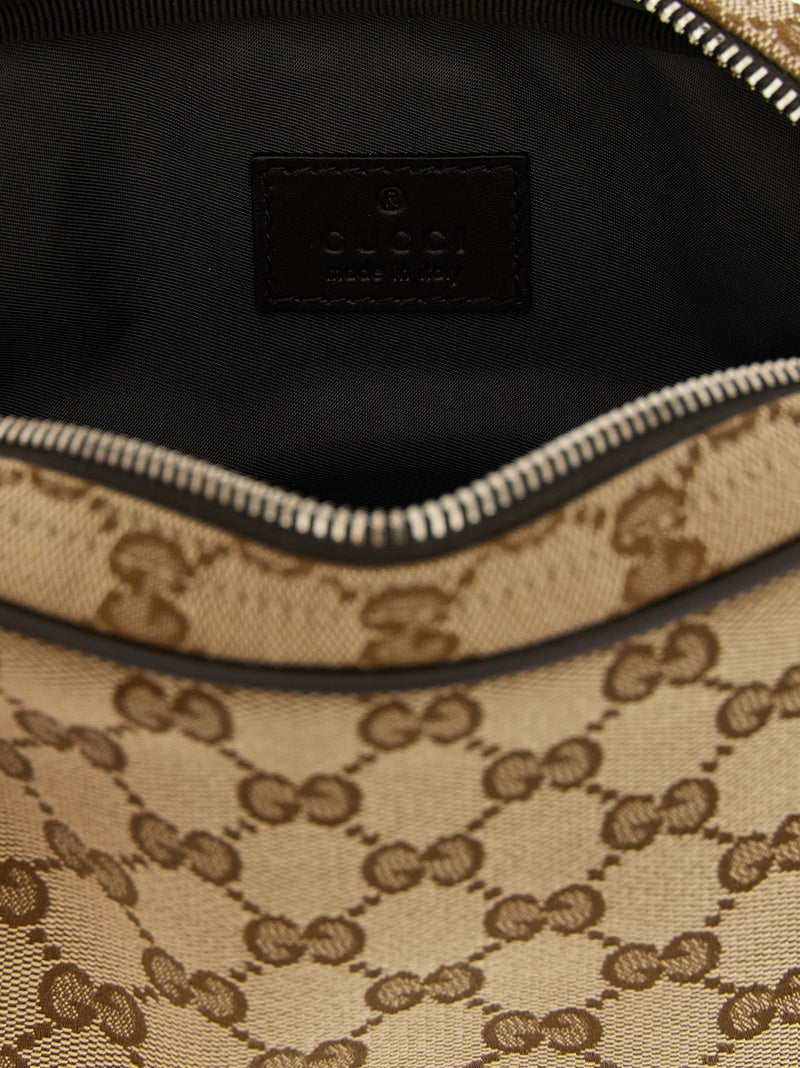 Gucci Beige Polyester Crossbody Bag - Iconic Italian Design