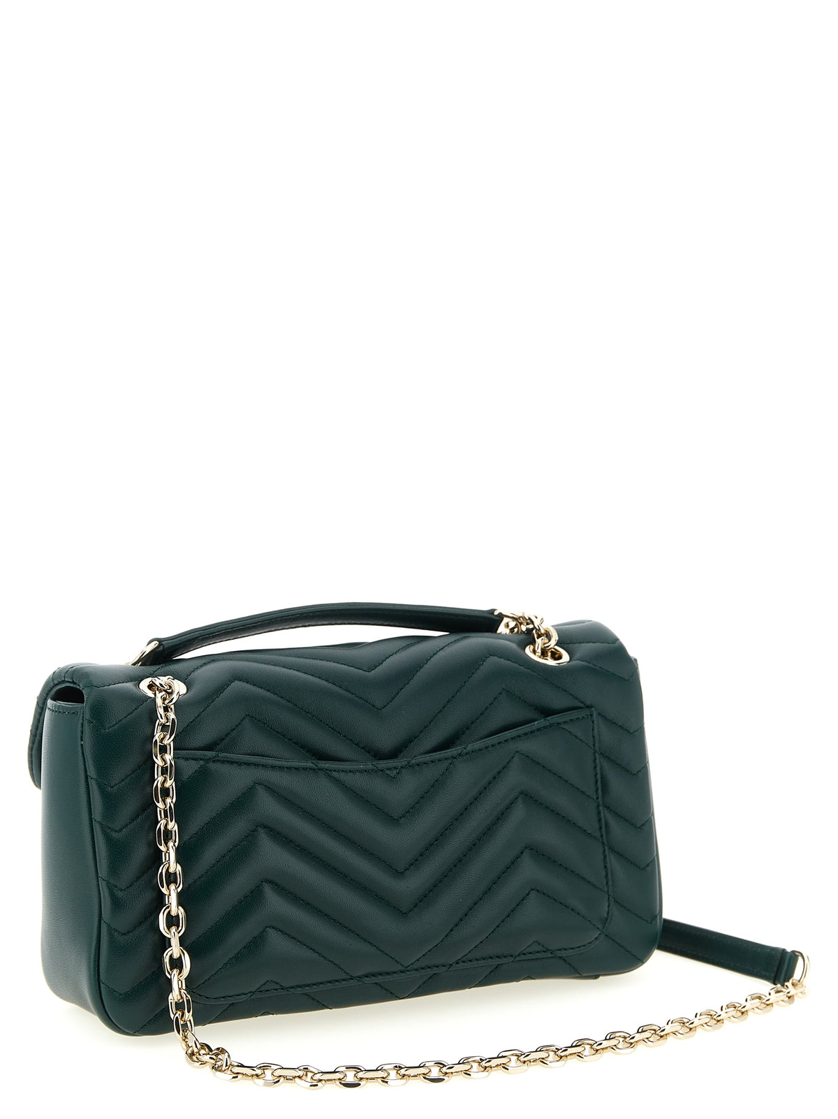 Sac porté épaule Gucci en cuir d'agneau bicolore