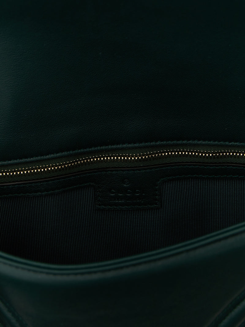Gucci GG Marmont Bicolor Lamb Leather Shoulder Bag