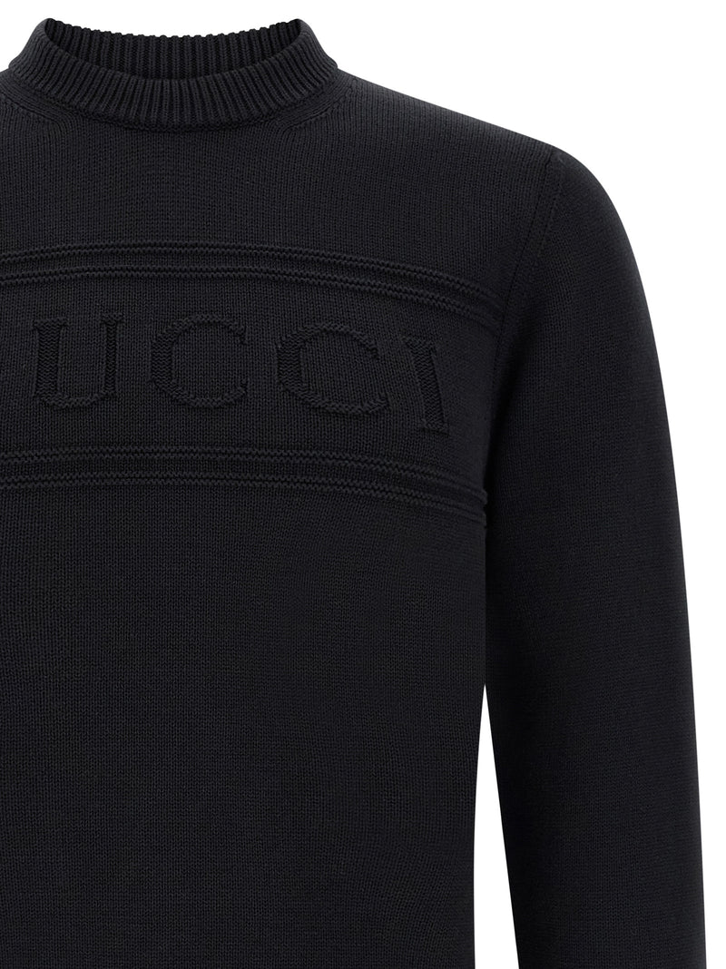 Cardigan Gucci en coton noir