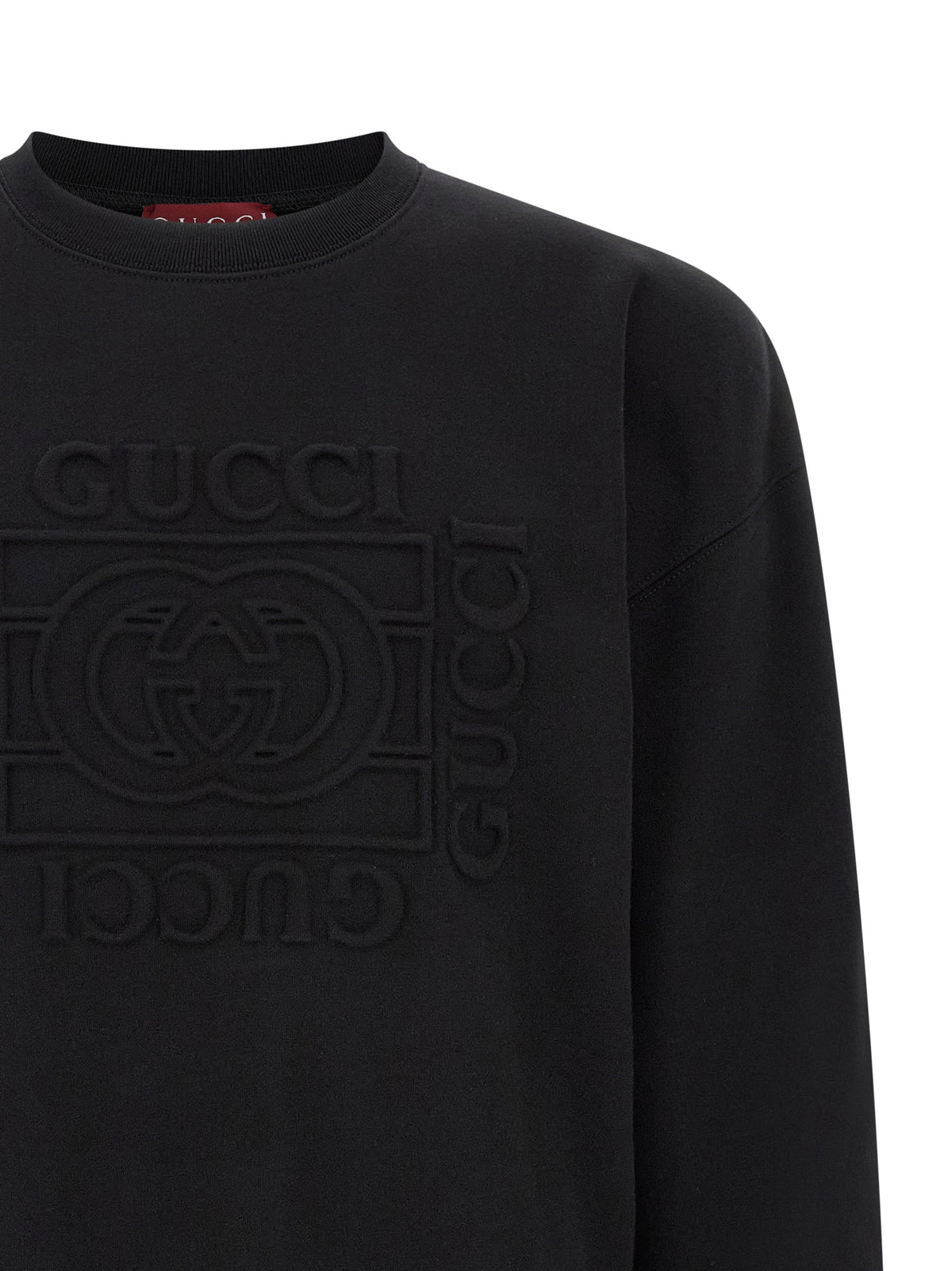 Sweat-shirt Gucci en coton noir