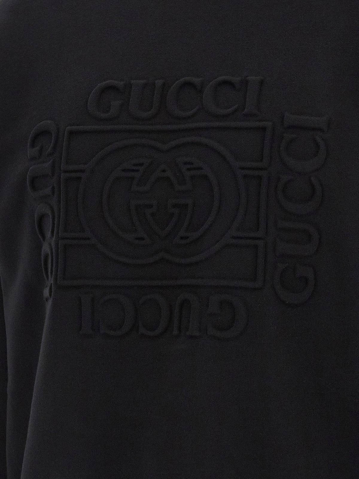 Sweat-shirt Gucci en coton noir