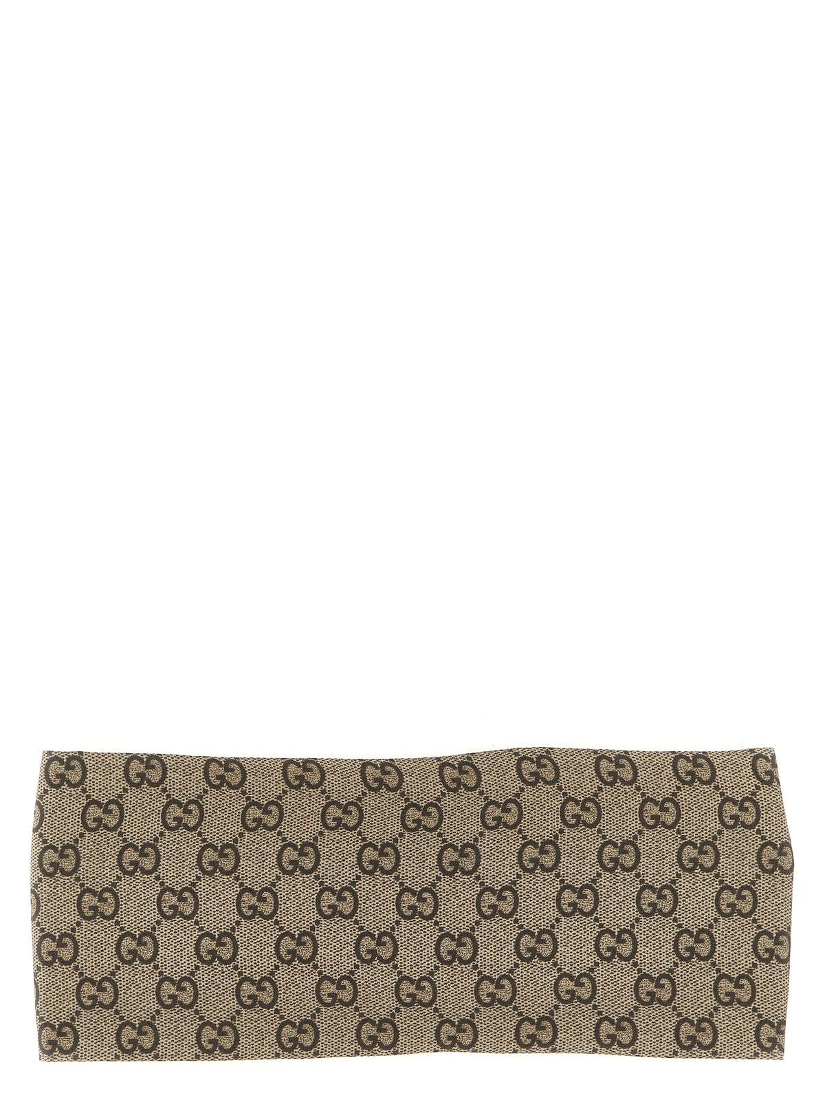 Serre-tête en soie beige Gucci