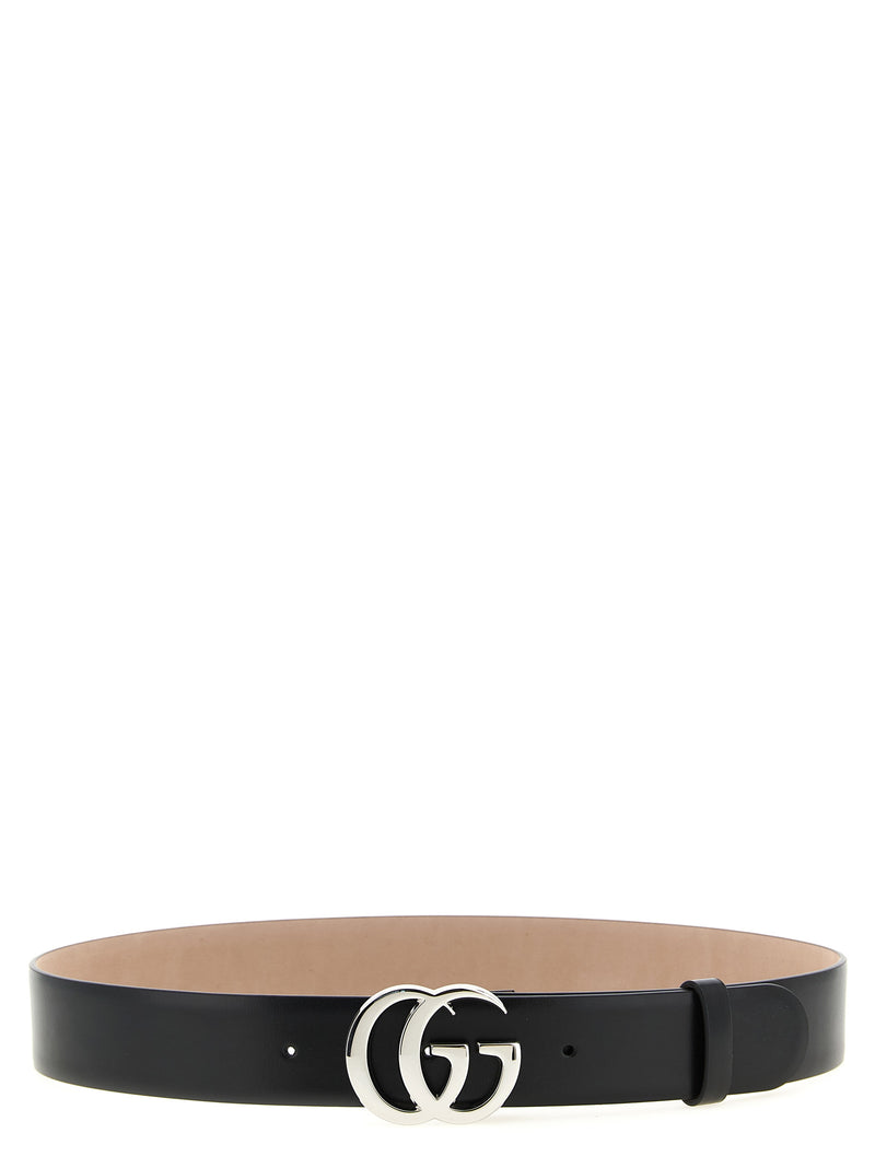 Gucci Black Calfskin Marmont Regular Belt