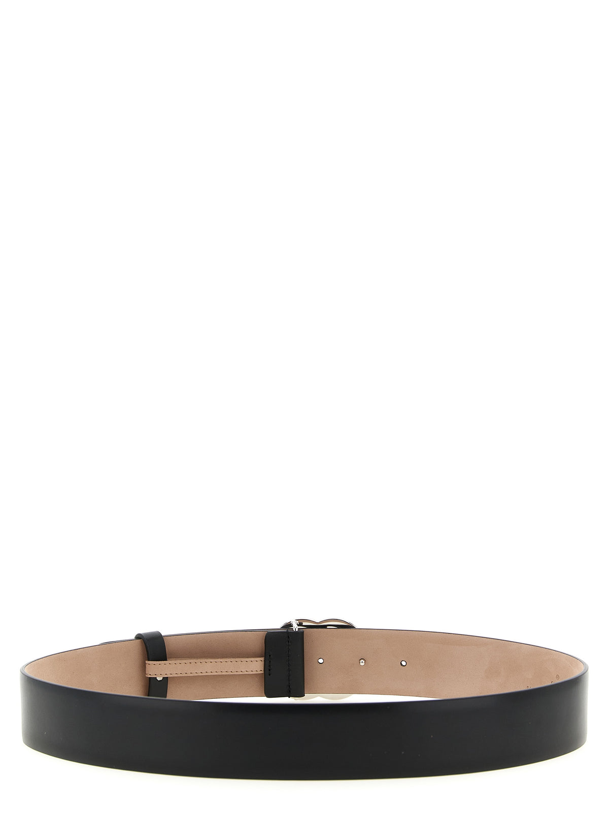 Ceinture classique Gucci en cuir de veau noir