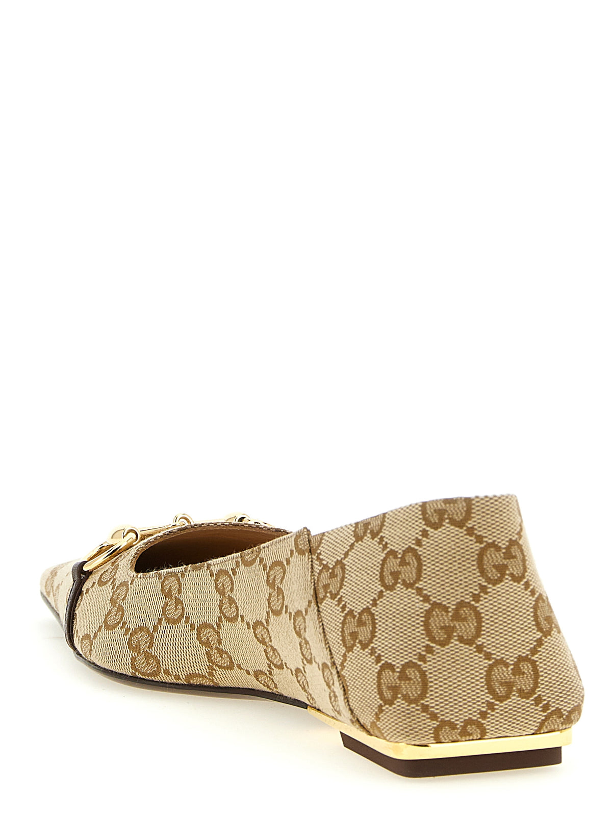 Ballerines Gucci en polyester beige