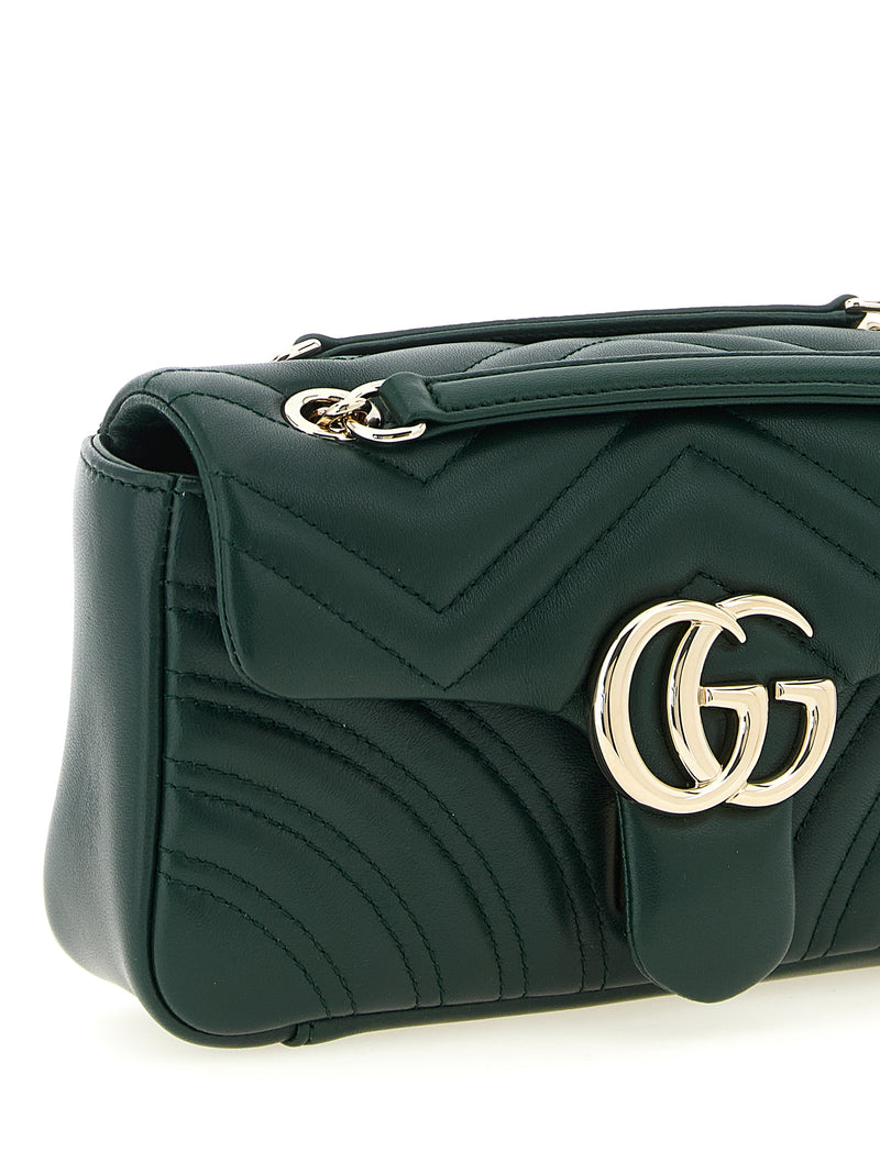 Sac porté épaule Gucci en cuir d'agneau bicolore