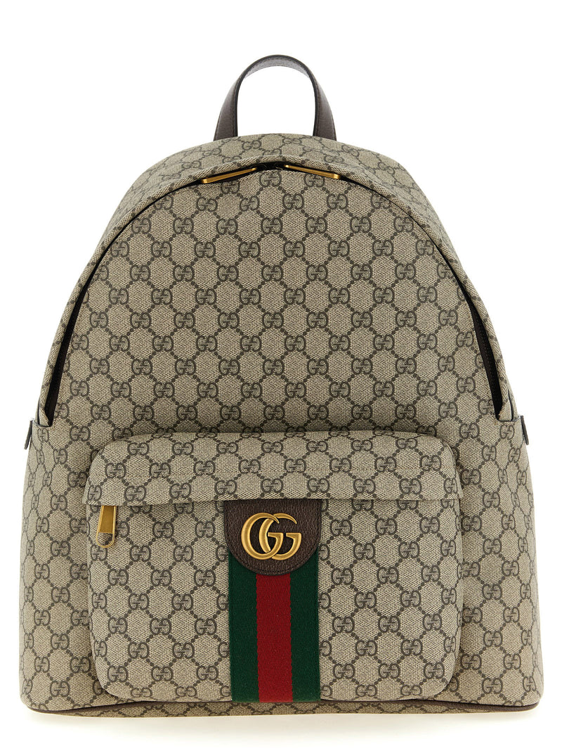 Gucci Ophidia Beige Polyethylene Backpack