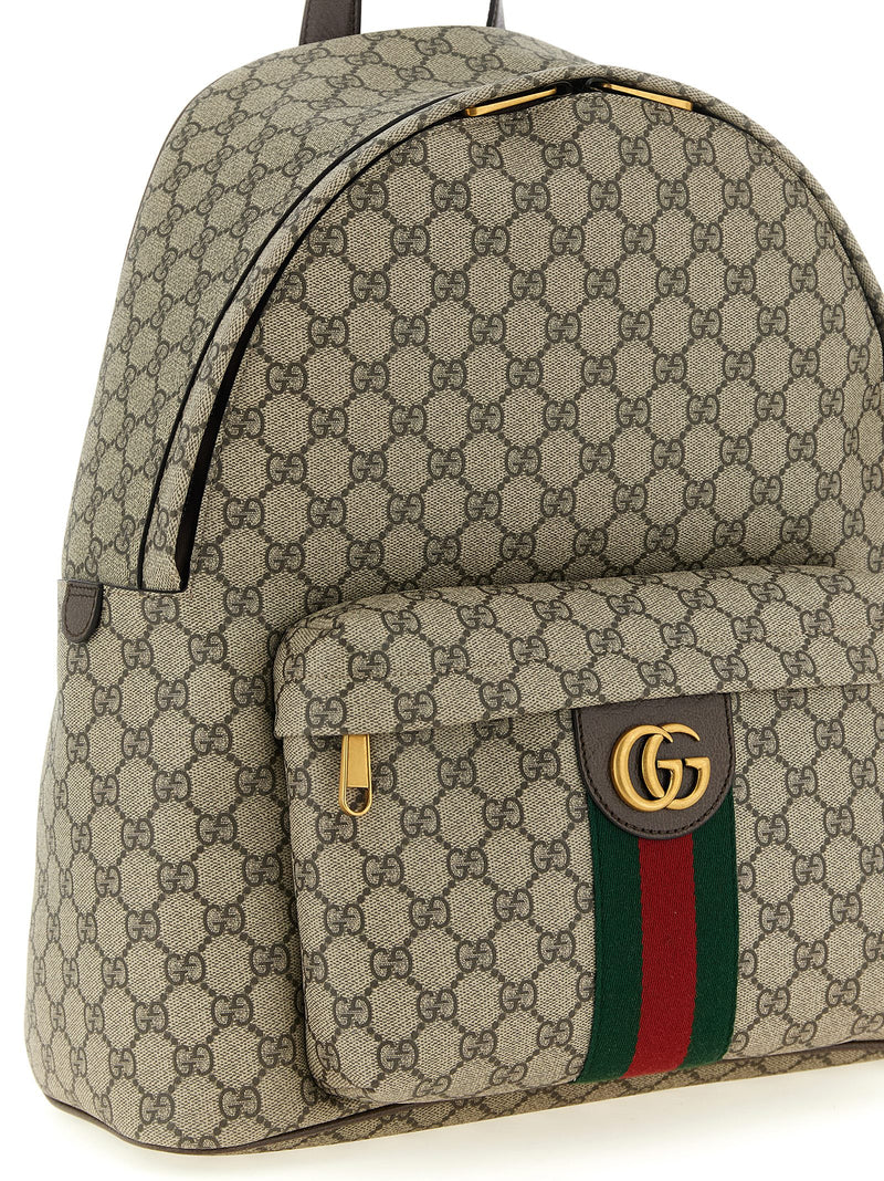 Gucci Ophidia Beige Polyethylene Backpack