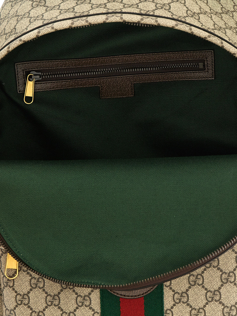 Gucci Ophidia Beige Polyethylene Backpack