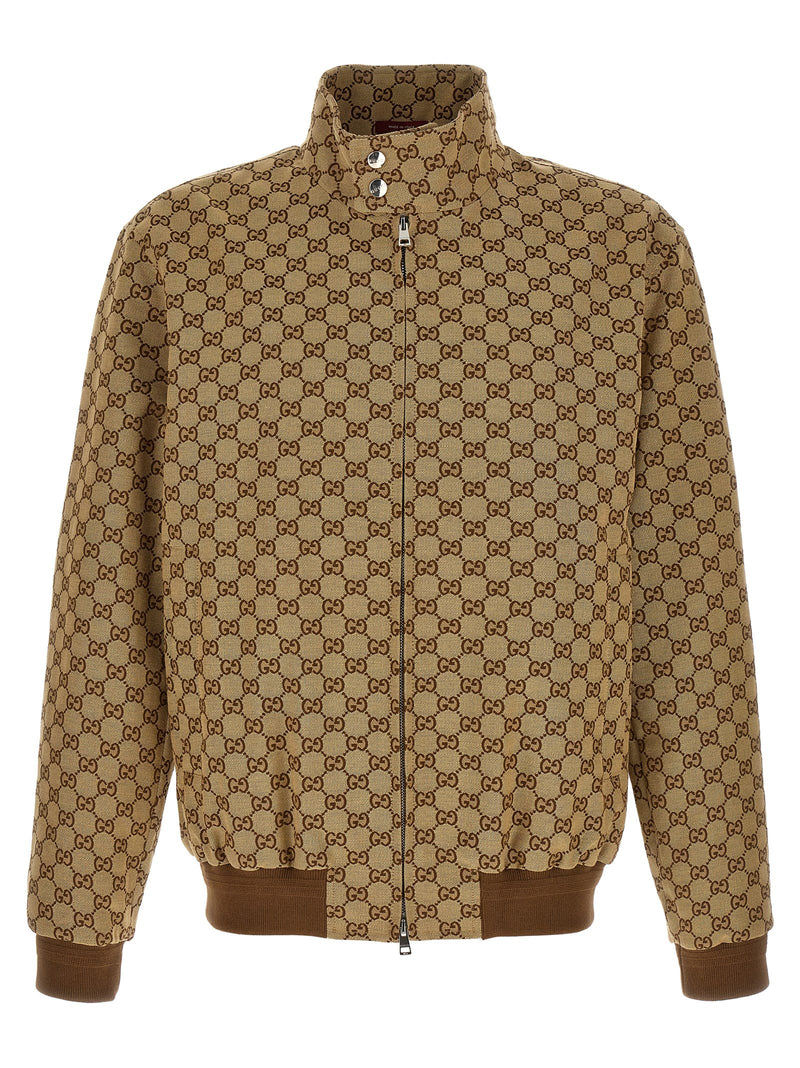 Gucci Beige Cotton Bomber