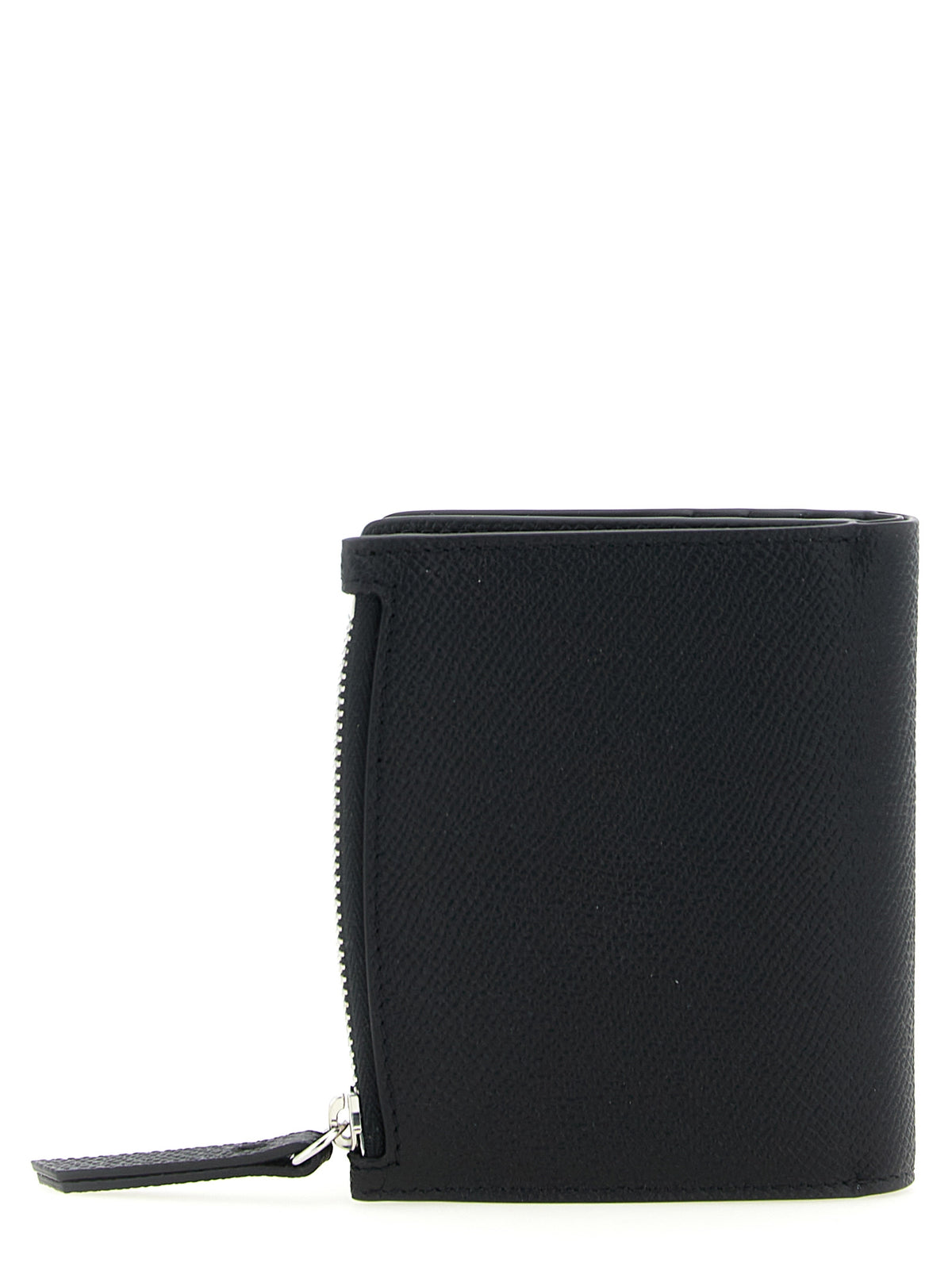Porte-cartes en cuir de veau noir Maison Margiela
