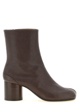 Maison Margiela Brown Lamb Leather Ankle Boots