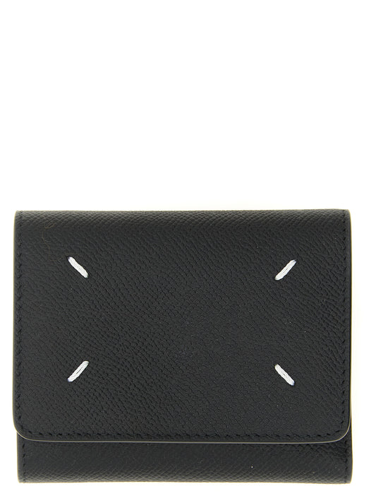 Maison Margiela Black Calfskin Cardholder - Elegant Minimalism