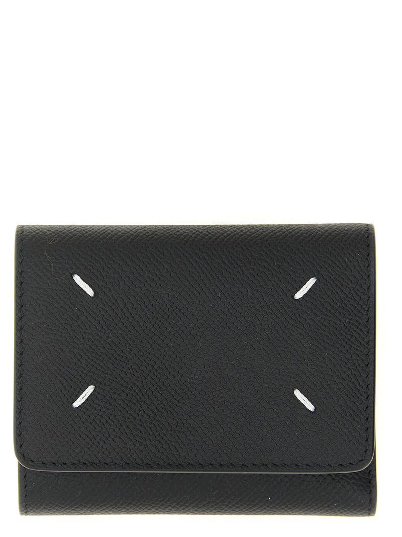 Maison Margiela Black Calfskin Cardholder - Elegant Minimalism