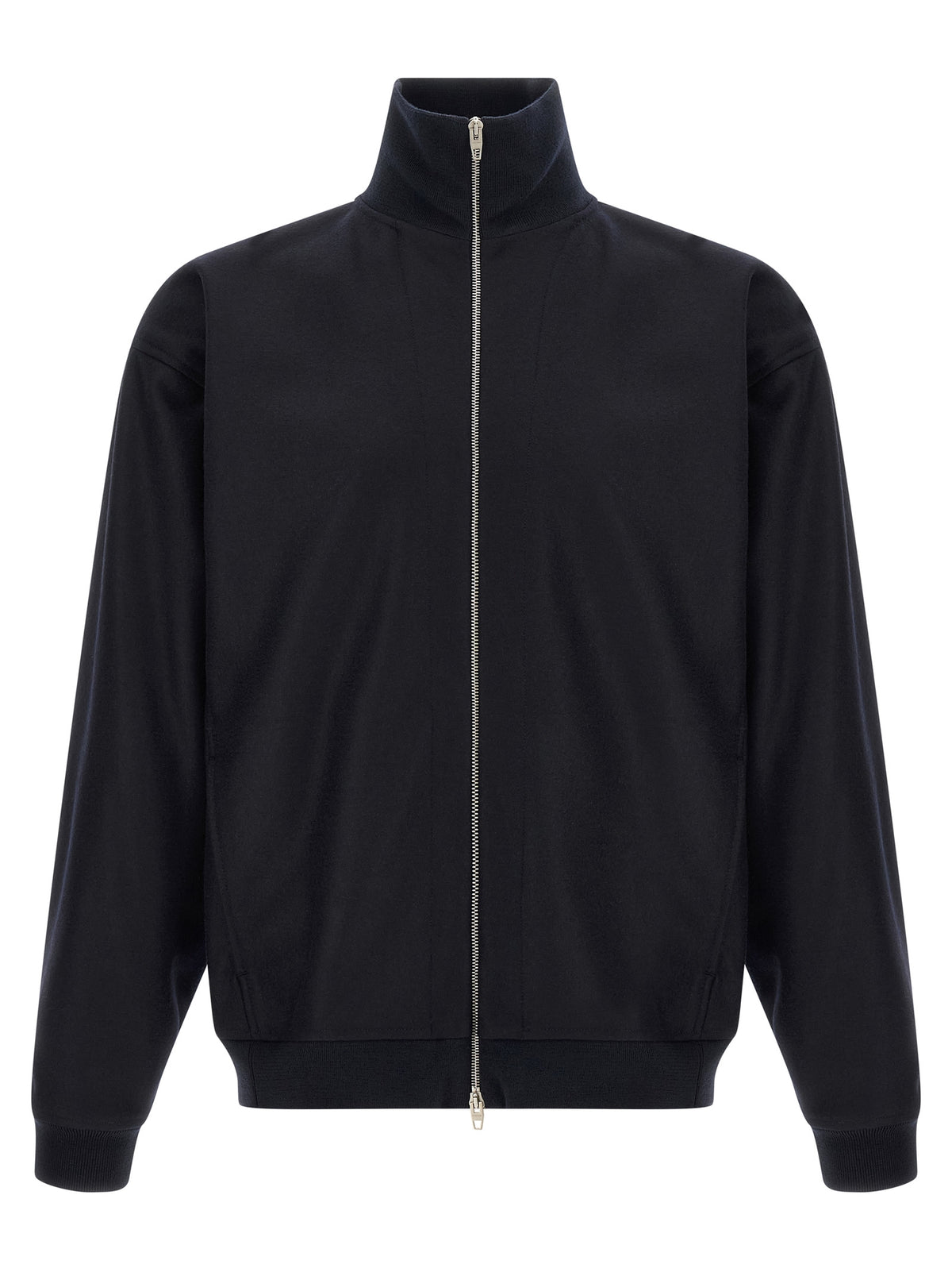 Veste longue Jil Sander en laine bleue