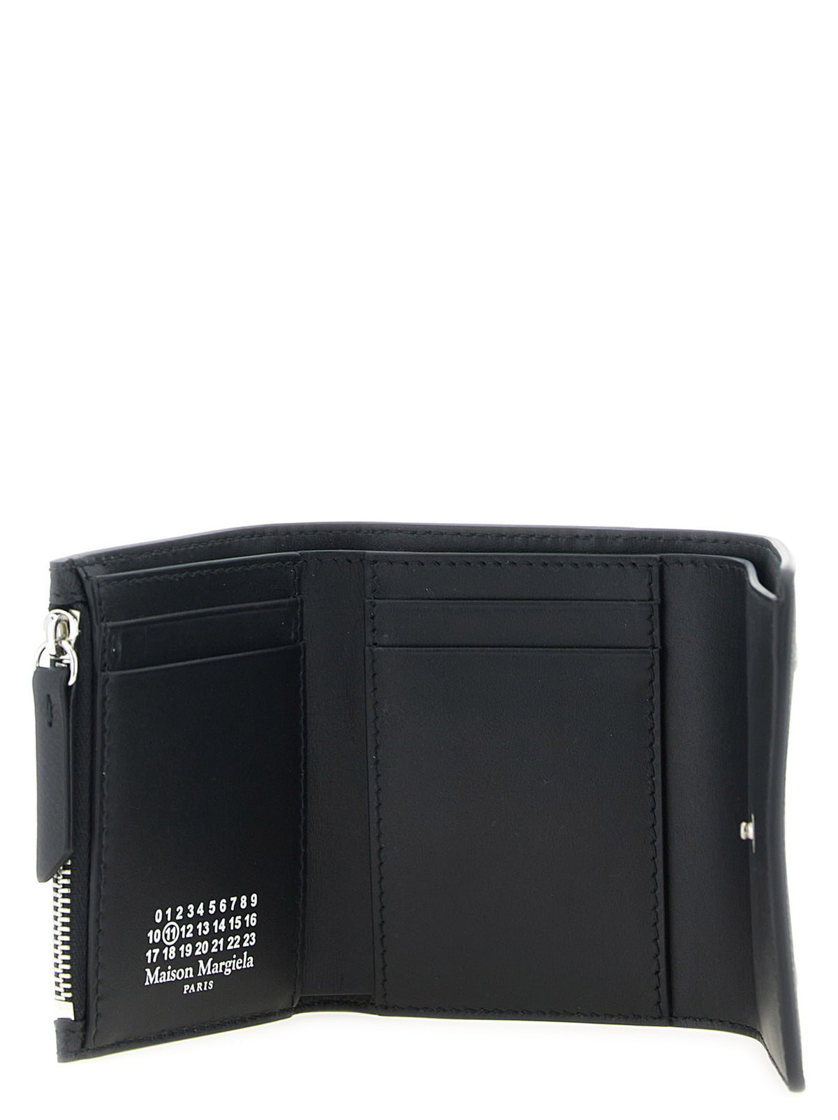 Maison Margiela Black Calfskin Cardholder - Elegant Minimalism