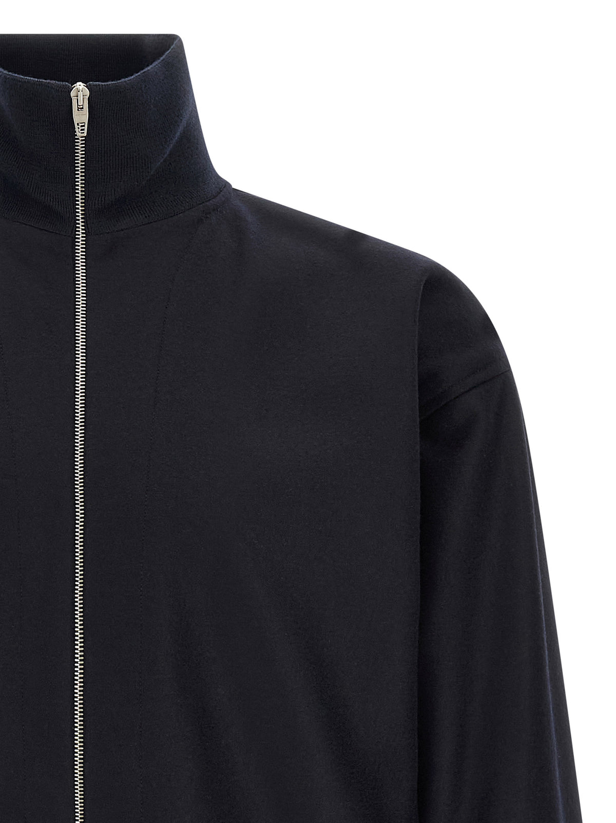 Veste longue Jil Sander en laine bleue