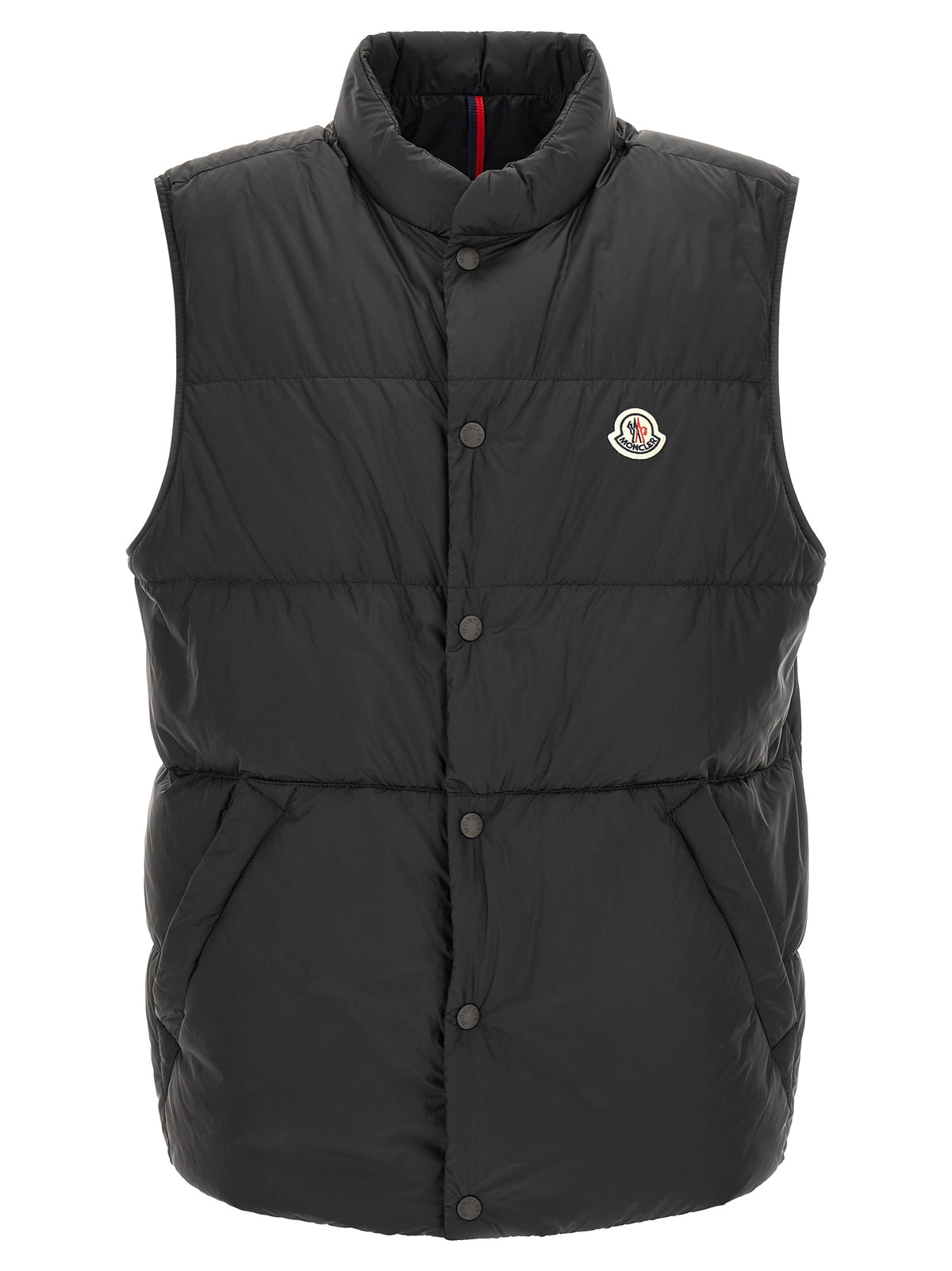 Moncler Gilet Sans Manches en Polyamide Noir