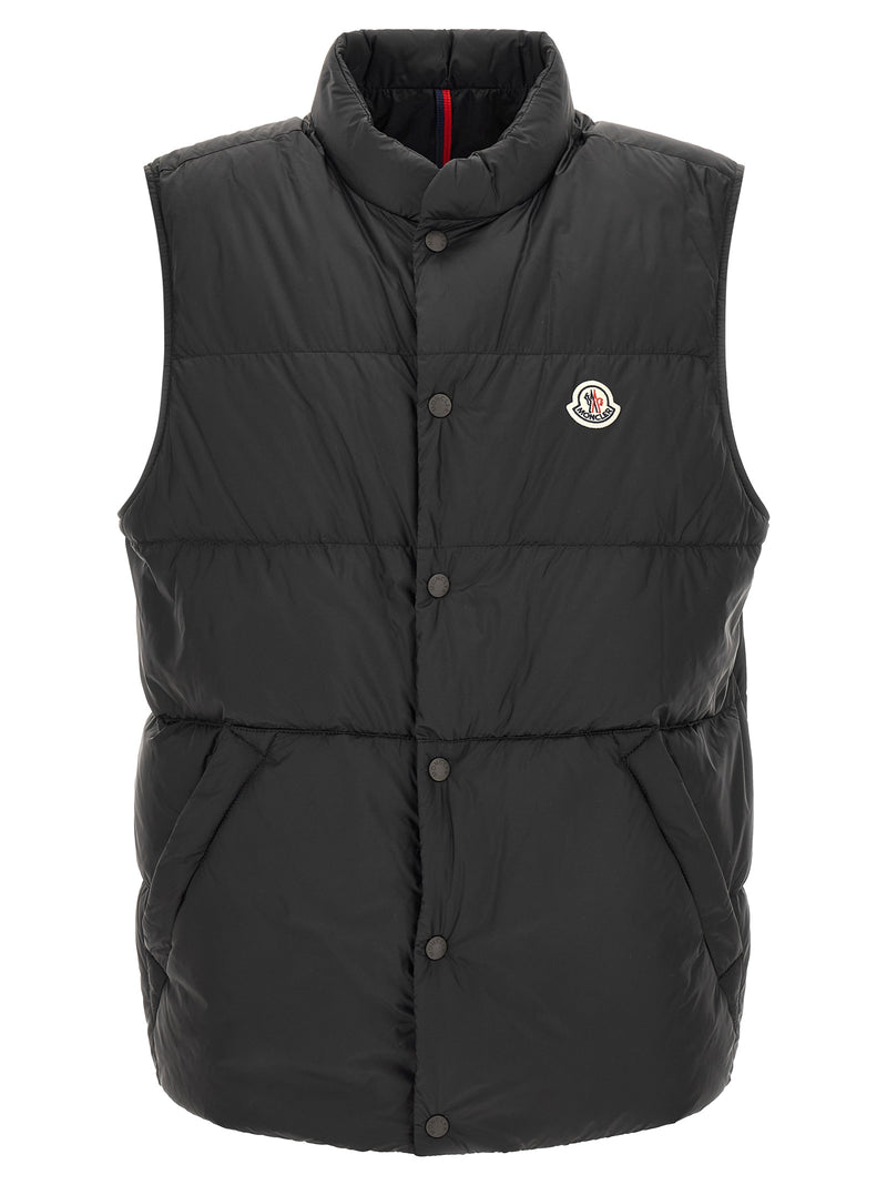 Moncler Black Polyamide Sleeveless Jacket