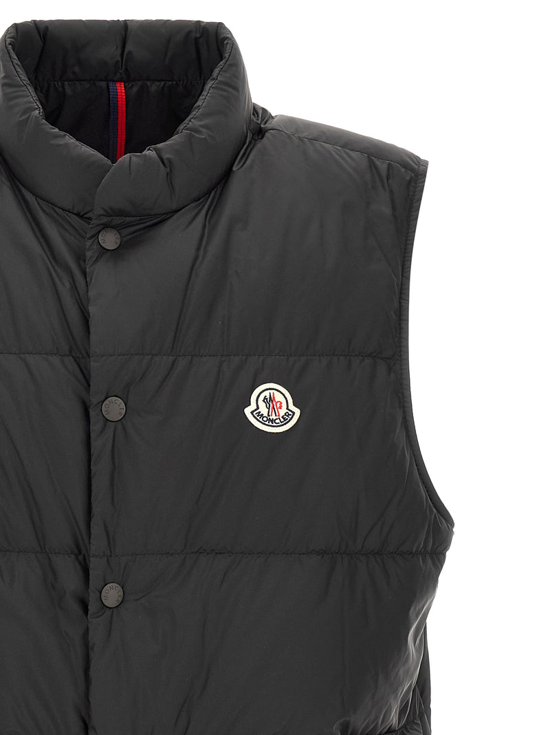 Moncler Black Polyamide Sleeveless Jacket