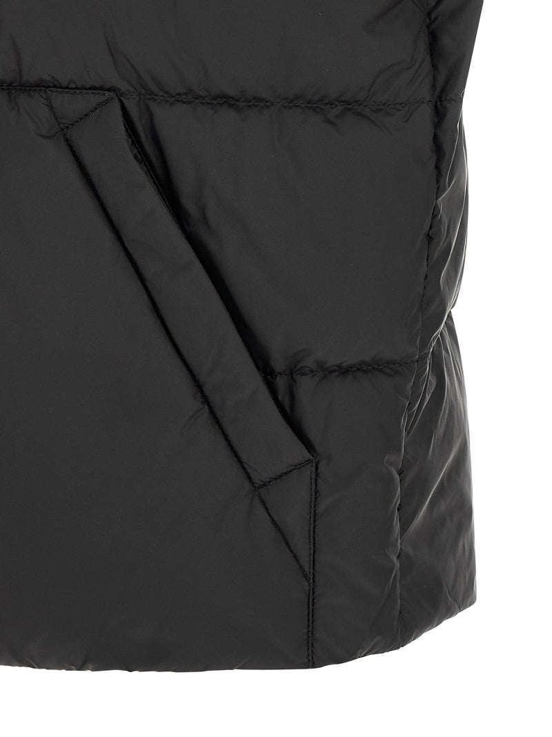 Moncler Black Polyamide Sleeveless Jacket