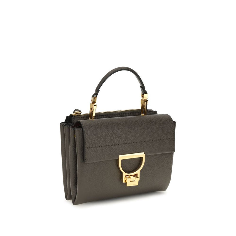 Coccinelle Brown Calf Leather Arlettis Handbag