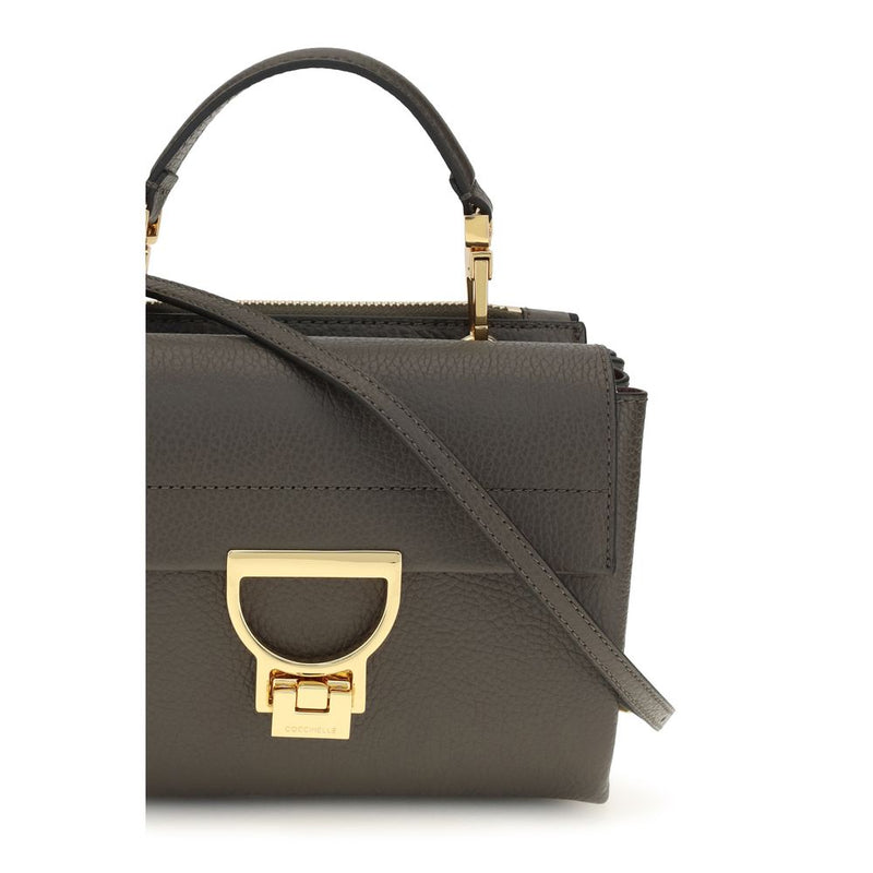 Coccinelle Brown Calf Leather Arlettis Handbag