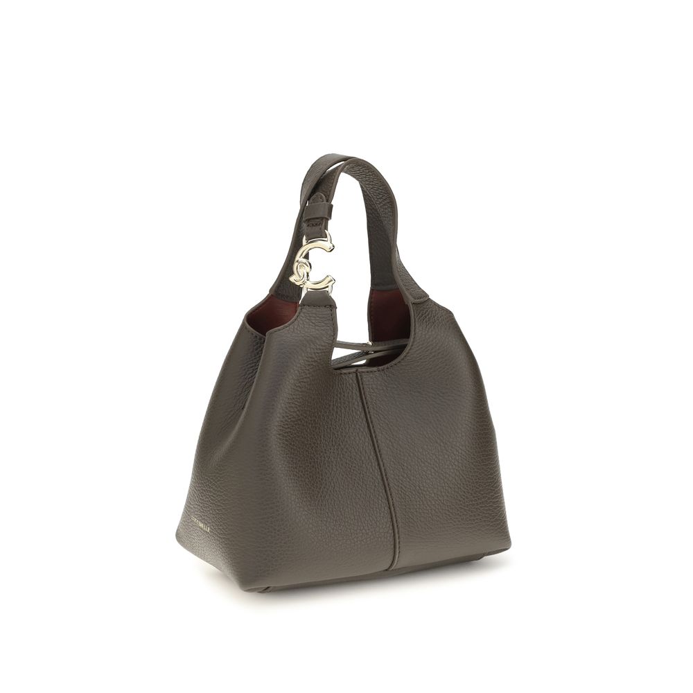 Coccinelle C-Easy Brown Calf Leather Handbag