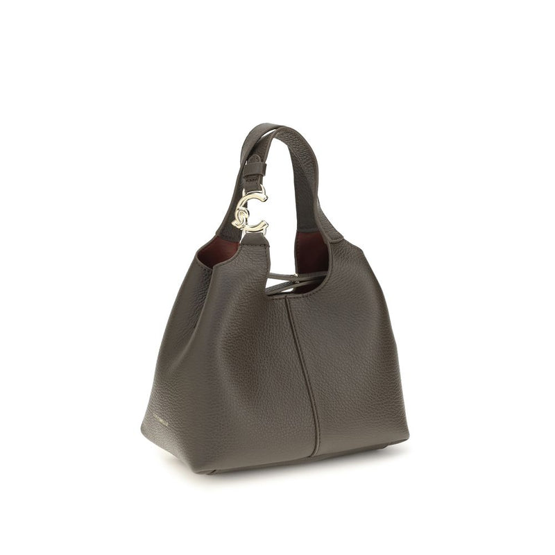 Coccinelle C-Easy Brown Calf Leather Handbag
