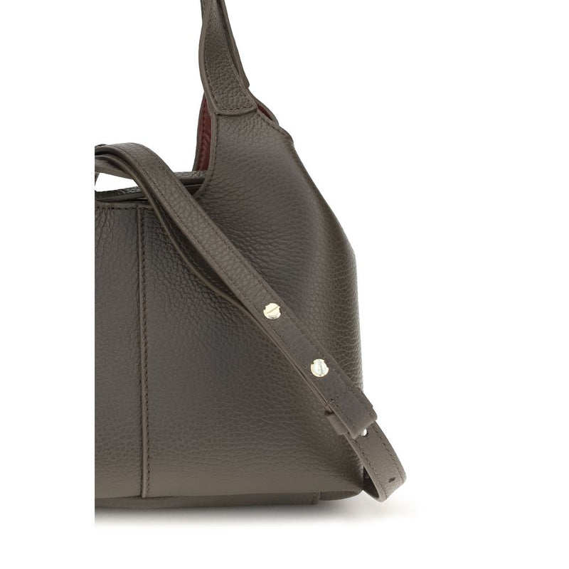 Coccinelle C-Easy Brown Calf Leather Handbag
