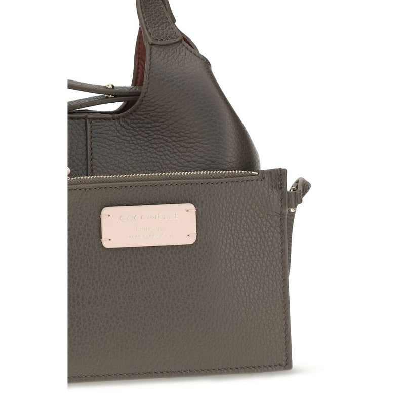Coccinelle C-Easy Brown Calf Leather Handbag