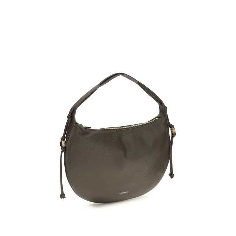 Coccinelle Brown Calf Leather Bos Taurus Shoulder Bag