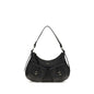 Coccinelle Black Calf Leather Bos Taurus Shoulder Bag