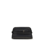 Moschino pochette en chèvre noir