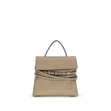 Sac à main Moschino en chèvre beige