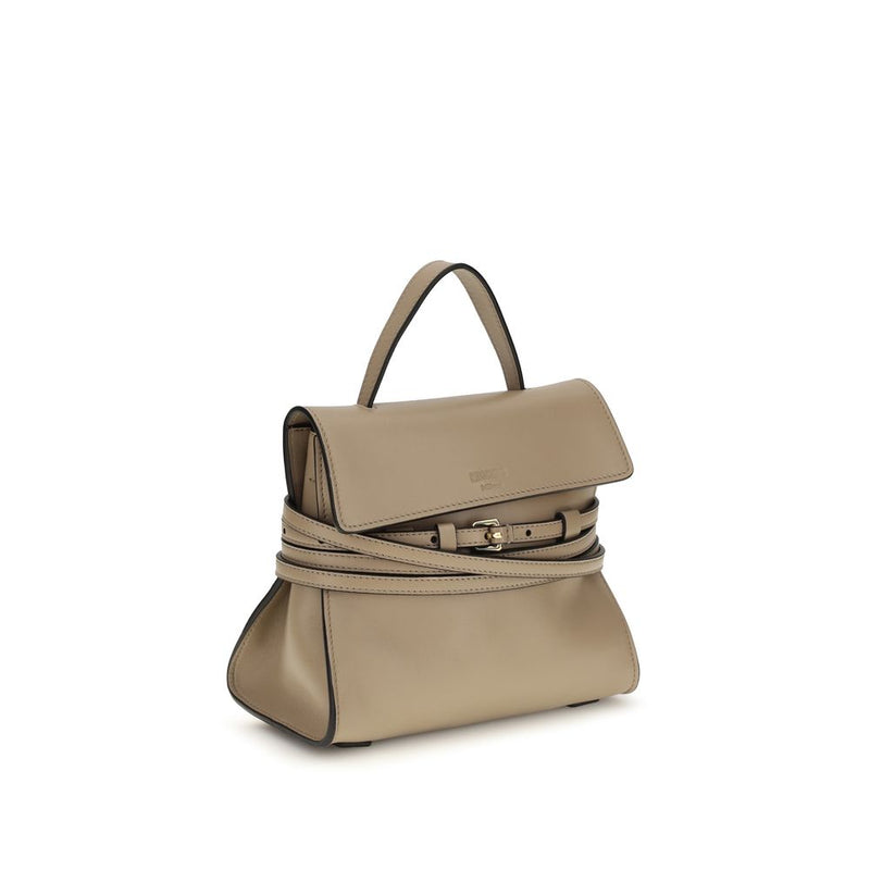 Sac à main Moschino en chèvre beige