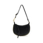 Isabel Marant Black Calf Leather Bos Taurus Shoulder Bag