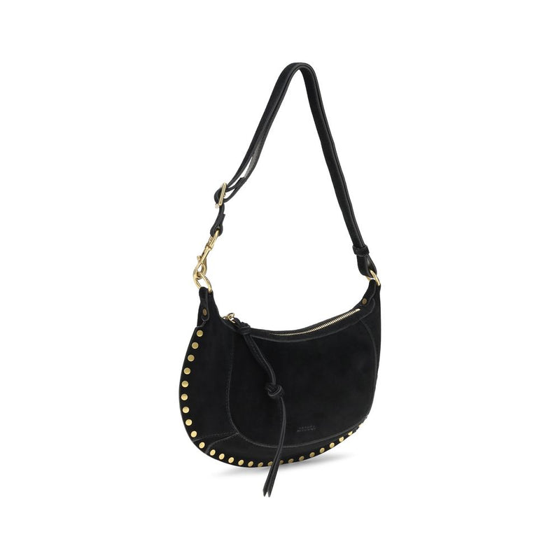 Isabel Marant Black Calf Leather Bos Taurus Shoulder Bag