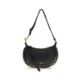 Isabel Marant Oskan Moon Black Calf Leather Shoulder Bag