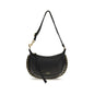 Isabel Marant Black Calf Leather Bos Taurus Shoulder Bag