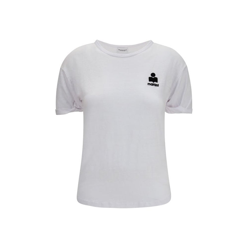 T-shirt en lin blanc Isabel Marant Étoile