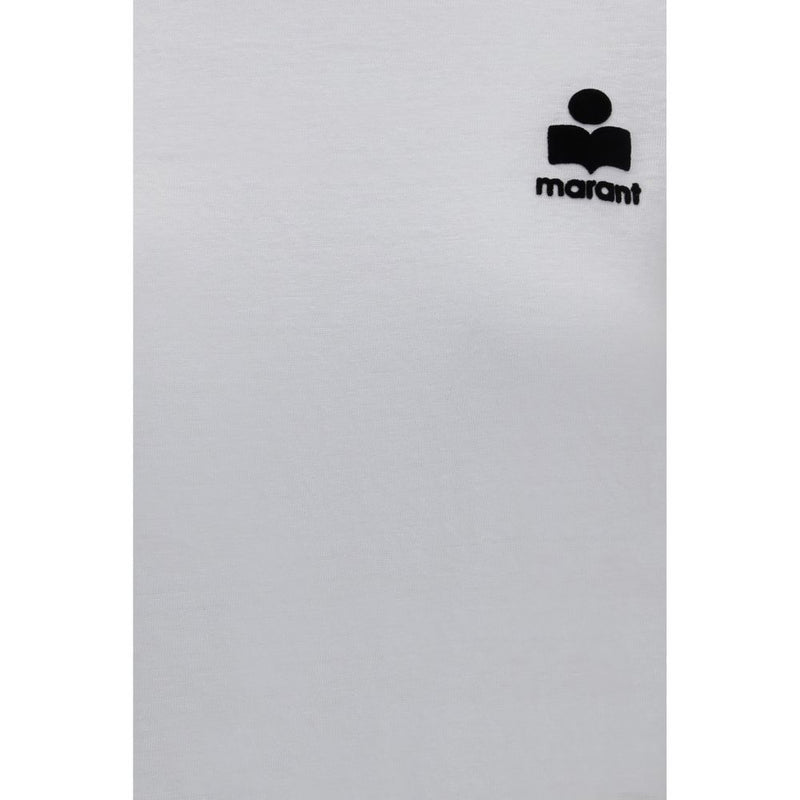 T-shirt en lin blanc Isabel Marant Étoile