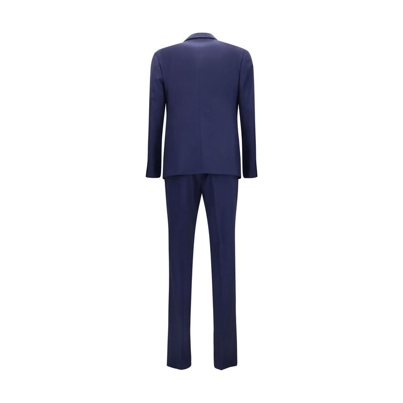 Lardini Blue Wool Oves Aries Two-Piece Suit