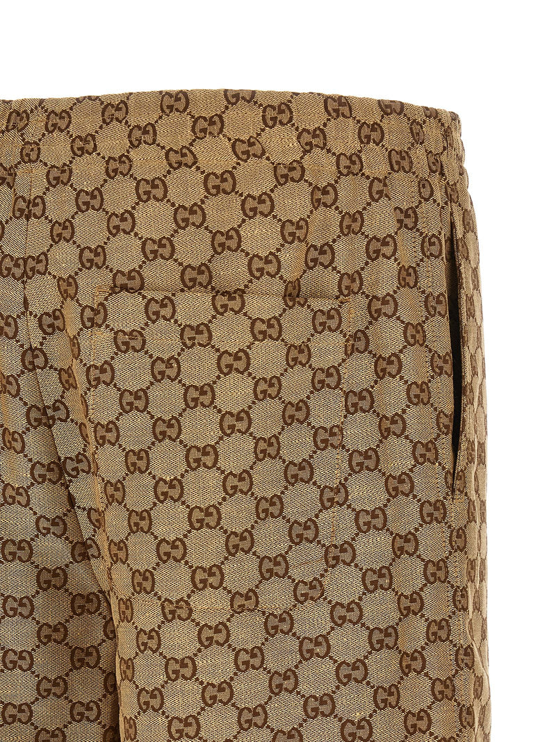 Gucci Beige Linen Bermuda Shorts