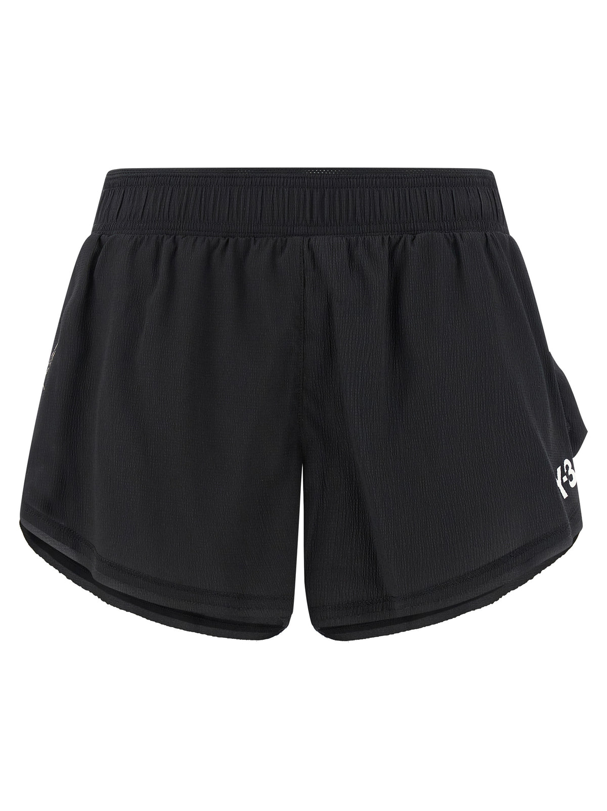 Y-3 Black Polyamide Bermuda Shorts